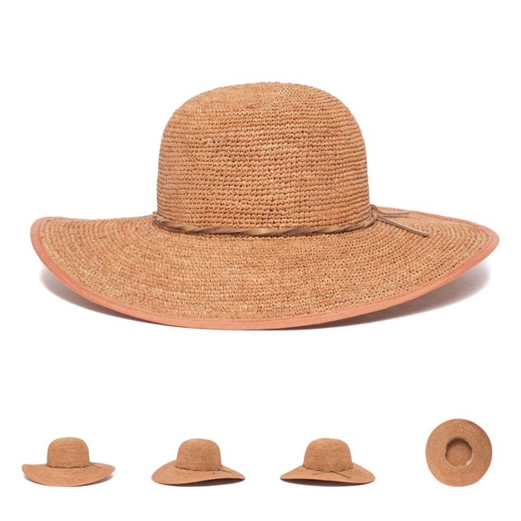 Goorin Bros. Desert Sun Raffia Straw Hat in Coral - Picture 3 of 8